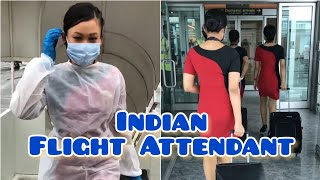 SpiceJet Cabin Crew  Flight Attendant  Indian Air Hostess [upl. by Ahsatak]