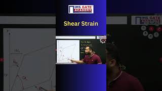 What is Shear Strain Understand the Shear Strain in 1minute shorts shearstrain imsgateacademy [upl. by Yr998]