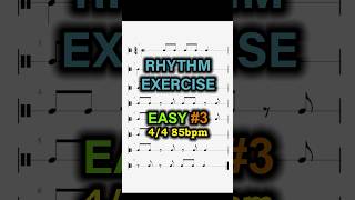 Rhythm Exercise Easy 3 rhythm rhythmexercise eartraining [upl. by Suehtomit541]