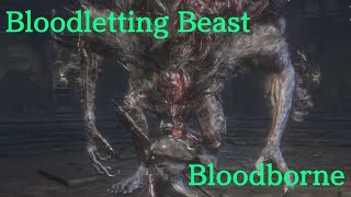 Bloodborne  Bloodletting Beast [upl. by Walcoff]