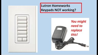 Lutron Homeworks remote Keypads not working [upl. by Oirretna]