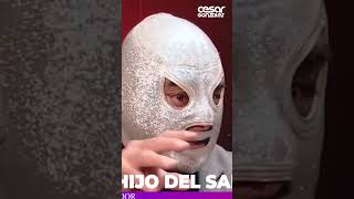 El hijo del Santo vs Blue Demon perdería su mascara trending lucha trend [upl. by Faxan519]