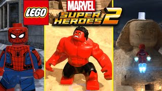 LEGO Marvel Super Heroes 2  All 25 Challenges  All Vehiles Unlocked [upl. by Anoyet]