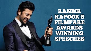 Ranbir Kapoor Award Winning Speeches  Ranbir Kapoor at Filmfare Awards  Filmfare Awards [upl. by Rehpotsirhc]