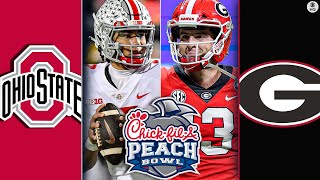 2022 Peach Bowl No 4 Ohio State vs No 1 Georgia FULL GAME PREVIEW I CBS Sports HQ [upl. by Yelsna]