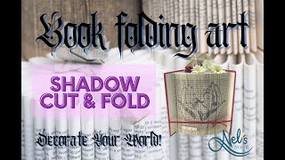 SHADOW cut and fold  Book folding instructions [upl. by Nehepts]