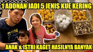 BIKIN 1 ADONAN‼️ HASILNYA 5 MACAM KUE NATAL YANG ENAK KALI ⁉️ ANAK SAMPAI REBUTAN SAKING ENAKNYA‼️ [upl. by Demmahum]