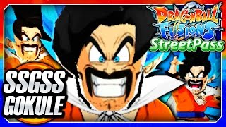 Dragon Ball Fusions 3DS English SSGSS Gokule SSB Goku amp Hercule Streetpass Fusion Fusion Gameplay [upl. by Jeaz]