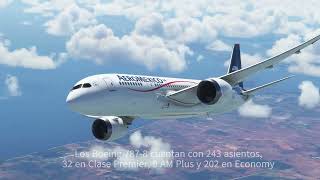 Datos sobre el Aeroméxico 7878 Dreamliner [upl. by Paulita896]