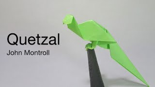 How to make a Origami Bird Quetza  Easy Origami [upl. by Naj]