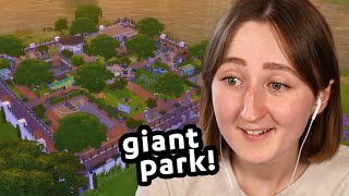 talking about lovestruck  building a park in the sims Streamed 71124 [upl. by Selyn]