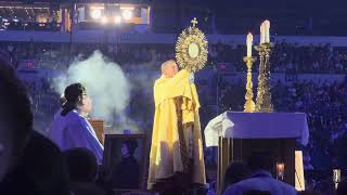 71724 Bishop Cozzens Benediction at 10th National Eucharistic Congress Opening Ceremony [upl. by Trina]