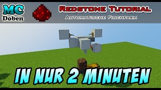 Minecraft  Automatische Fischfarm Tutorial 19 [upl. by Audry]