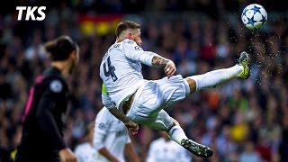 Sergio Ramos •The Spanish Wall • Craziest tackles and Defending 2016 HD [upl. by Kirsch]