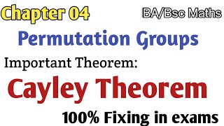 Cayley Theorem Statement amp Proof Group amp Rings BABsc Maths [upl. by Tammie633]