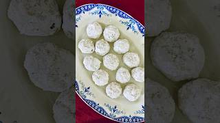 Russian Tea Cakes  Snowball cookie recipe ⛄️ [upl. by Mahmoud]