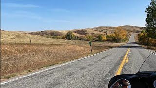 Scenic Fall ride from Joliet Mt to Columbus Rapelje Absarokee and then to Red Lodge Mt [upl. by Bart]