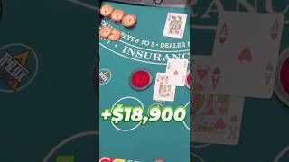 STRAIGHT FLUSH FOR 18000🤯🤯 casino blackjack gambling poker money win jackpot [upl. by Sollie]