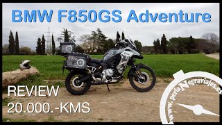 Review BMW F850GS Adventure con 20000kms y un año [upl. by Addam]