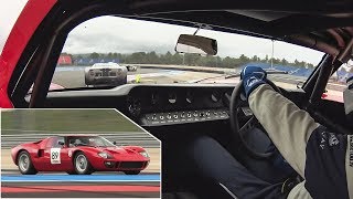 Ford GT40 Mk1 at Circuit Paul Ricard OnBoard Accelerations amp Sound [upl. by Adnama]