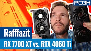 Gut aber nicht gut genug Radeon RX 7700 XT vs Geforce RTX 4060 Ti 16GB [upl. by Oruhtra393]