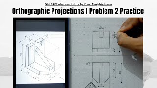 Orthographic Projections  orthographic projection in engineering drawing [upl. by Macdermot332]