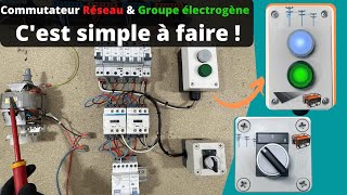 Comment connecter une source de commutation à un groupe électrogène [upl. by Hazmah]