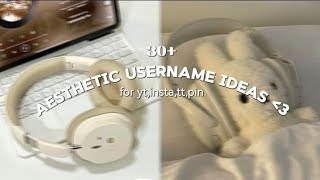 30 aesthetic username ideasusername ideasfree to use [upl. by Rocky]