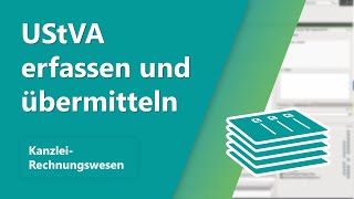 UStVA mit DÜ Formulare Rechnungswesen erfassen und über das DATEV Rechenzentrum übermitteln [upl. by Shulamith]