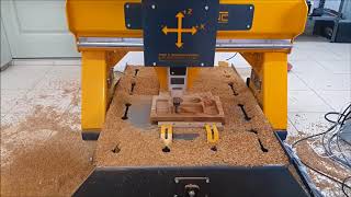 CNC Router Ahşap Servis Tabağı İşleme [upl. by Notlim]