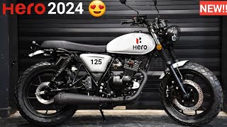 hero new upcoming 125cc retro bike💥hero new launch bike 2024hero upcoming 125cc bikenew bike 2024 [upl. by Chauncey]