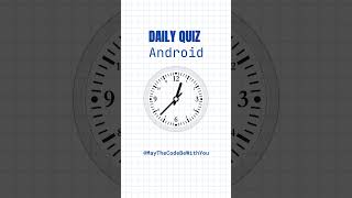 Daily quiz  Android quiz android apk [upl. by Lerak]