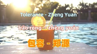 包容  郑源bao rongTolerance  Zheng YuanChinese songs lyrics with Pinyin [upl. by Suidualc]