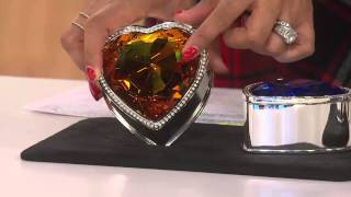 Silver and Gold Safekeeper Heart Shaped Gem Box by Lori Greiner with Courtney Cason [upl. by Kakalina481]