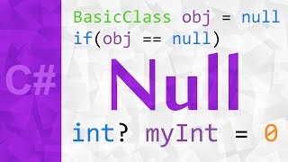 C Null Reference amp Reference Types in C  Plus Nullable Data Types amp The NullReferenceException [upl. by Ylam]