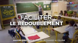 Redoublement brevet TF1 fait le point sur ce qui va changer au collège [upl. by Zerelda]