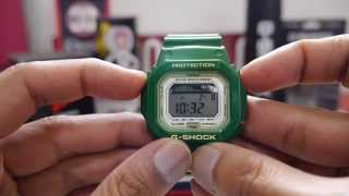 CASIO GSHOCK GLX5600A3 GLIDE Tidegraph Moonphase Resin Strap Green [upl. by Sivel]