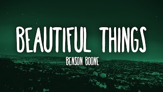 Benson Boone  Beautiful Things Lyrics [upl. by Ardnwahsal707]