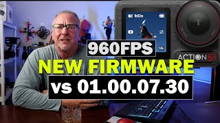 DJI ACTION 5 PRO  New Firmware amp 960FPS [upl. by Lahsiv]