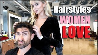 6 Hairstyles Women LOVE On A Guy Attractive Mens Hairstyles [upl. by Anaujahs]