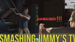 Mickeal broken Jimmys tv😡😱 8 [upl. by Dnalor797]