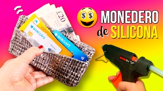 ¡Mira lo que PUEDES HACER con una Pistola de SILICON CALIENTE  MONEDERO o BILLETERA de silicona [upl. by Haleemaj]