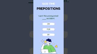 PREPOSITIONS Do you know them ENGLISH TEST englishlearning englishgrammar engquiz englishtest [upl. by Bentley]