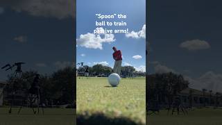 Train soft arms in your chipping with this incredible drill gravitygolf golf golfswing [upl. by Liuka]