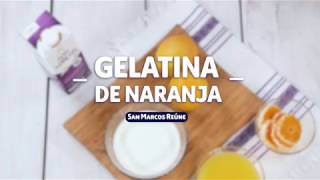 Gelatina de leche y naranja [upl. by Gertie]