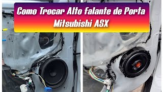 Como Trocar Alto Falantes Mitsubishi ASX [upl. by Akerdnahs210]