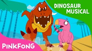 The Diary of TRex the Hunter  Dinosaur Musical  Pinkfong Stories for Children [upl. by Albie]