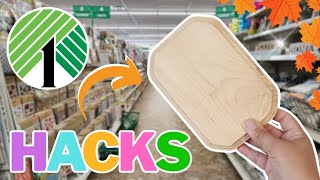 GENIUS 🤯 Dollar Tree DIY Crafts Using Wood Blanks  Fall Crafts [upl. by Kat]