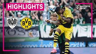 SC Preußen Münster  Borussia Dortmund II  Highlights 3 Liga  MAGENTA SPORT [upl. by Ecirp510]