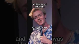 Applying for uni with Malala standupcomedy [upl. by Pihc]